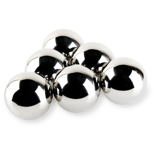 Lite Stone Fire Balls - Stainless Steel - 4" - Set of 6 - Modofire