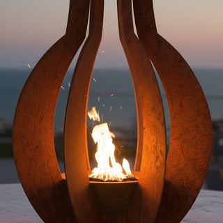 Lotus Ember Metal Fire Sculpture - Modofire