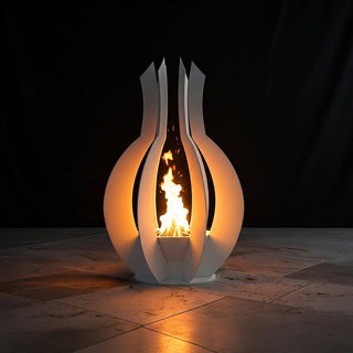 Lotus Ember Metal Fire Sculpture - Modofire