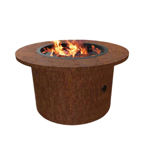 Mabel Round Fire Table - Corten Steel - Modofire