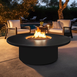 Mabel Round Fire Table - Powder Coated Steel - Modofire