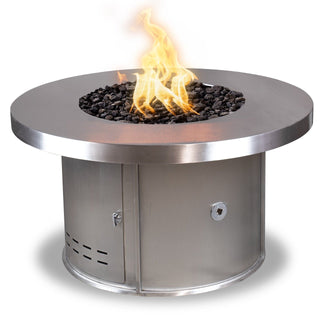 Mabel Round Fire Table - Stainless Steel - Modofire