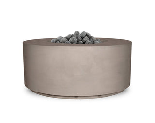 Manhattan Cylinder Round Fire Table - Concrete (GFRC) - Modofire
