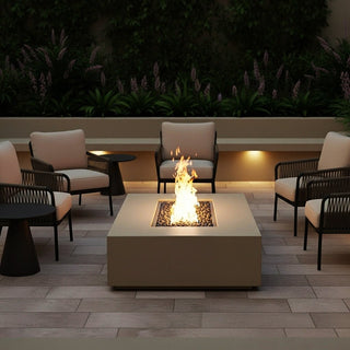 Manhattan Rectangle Low Fire Table - Concrete Manhattan Rectangle Low Fire Table - Concrete (GFRC) - Modofire
