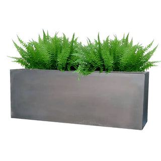 Manhattan Rectangle Low Planter / Water Box - Concrete (GFRC) - Modofire