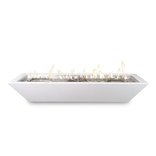 Maya Linear Rectangle Fire Bowl - Concrete (GFRC) - Modofire