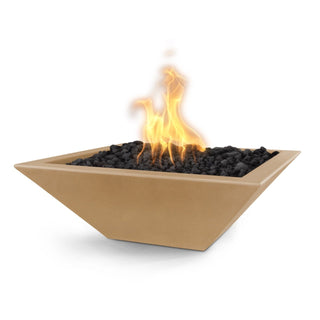 Maya Square Fire Bowl - Concrete (GFRC) - Modofire