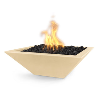 Maya Square Fire Bowl - Concrete (GFRC) - Modofire