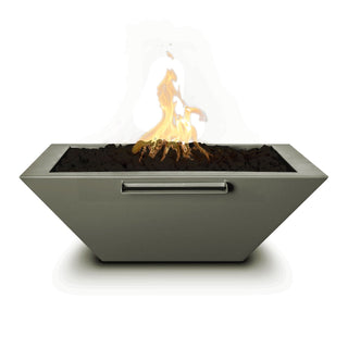 Maya Square Fire & Water Spillway Bowl - Powder Coated Steel - Modofire