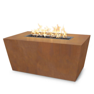 Mesa Rectangle Fire Pit - Corten Steel - Modofire