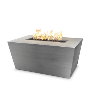 Mesa Rectangle Fire Pit - Stainless Steel - Modofire