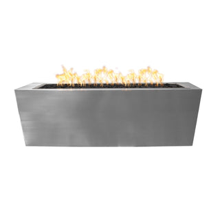 Mesa Rectangle Fire Pit - Stainless Steel - Modofire