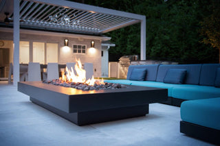 Midway Rectangle Low Fire Table - Concrete (GFRC) - Modofire