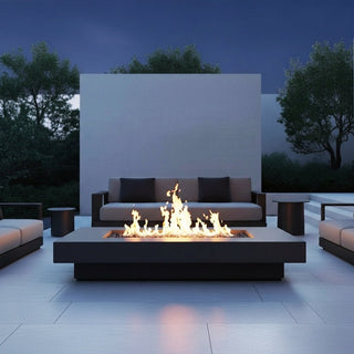 Midway Rectangle Low Fire Table - Concrete (GFRC) - Modofire
