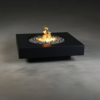 Midway Square Fire Table - Round Insert - Concrete (GFRC) - Modofire
