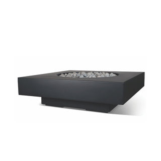 Midway Square Fire Table - Round Insert - Concrete (GFRC) - Modofire