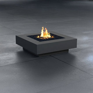 Midway Square Fire Table - Square Insert - Concrete (GFRC) - Modofire