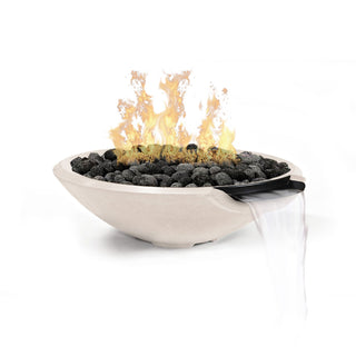 Miso Cast Fire & Water Spillway Bowl - Cast Stone Honed Finish - modofire🔥