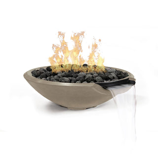 Miso Cast Fire & Water Spillway Bowl - Cast Stone Honed Finish - modofire🔥