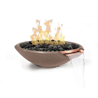 Miso Cast Fire & Water Spillway Bowl - Cast Stone Honed Finish - modofire🔥