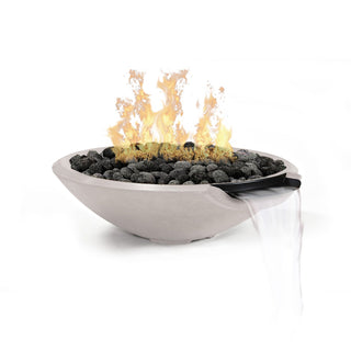 Miso Cast Fire & Water Spillway Bowl - Cast Stone Honed Finish - modofire🔥