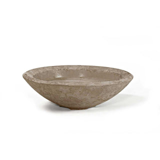 Miso Cast Planter / Water Bowl - Cast Stone Natural Finish - modofire🔥