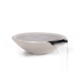 Miso Water Spillway Bowl - Cast Stone Honed Finish - modofire🔥