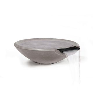 Miso Water Spillway Bowl - Cast Stone Honed Finish - modofire🔥