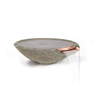 Miso Water Spillway Bowl - Cast Stone Natural Finish - modofire🔥