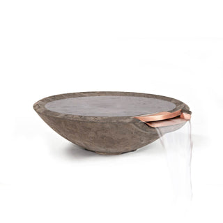 Miso Water Spillway Bowl - Cast Stone Natural Finish - modofire🔥