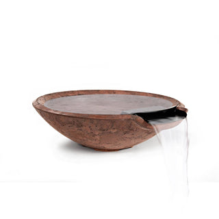 Miso Water Spillway Bowl - Cast Stone Natural Finish - modofire🔥