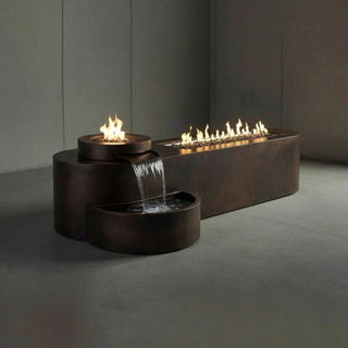 Modofire Circle End Fire & Water Feature - Modofire