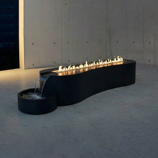 Modofire End Falls Fire & Water Feature - Modofire