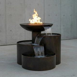 Modofire Hover Bowl Cascade Fire & Water Feature - Modofire
