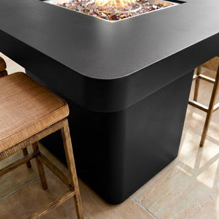 Modofire Rounded Lineo Bold Fire Bar Table - Modofire