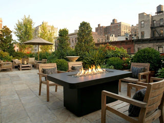 Modofire Rounded Lineo Bold Fire Dining Table - Modofire