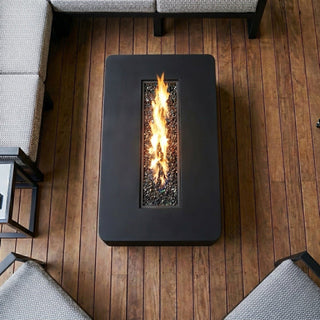 Modofire Rounded Lineo Rise Fire Table - Modofire