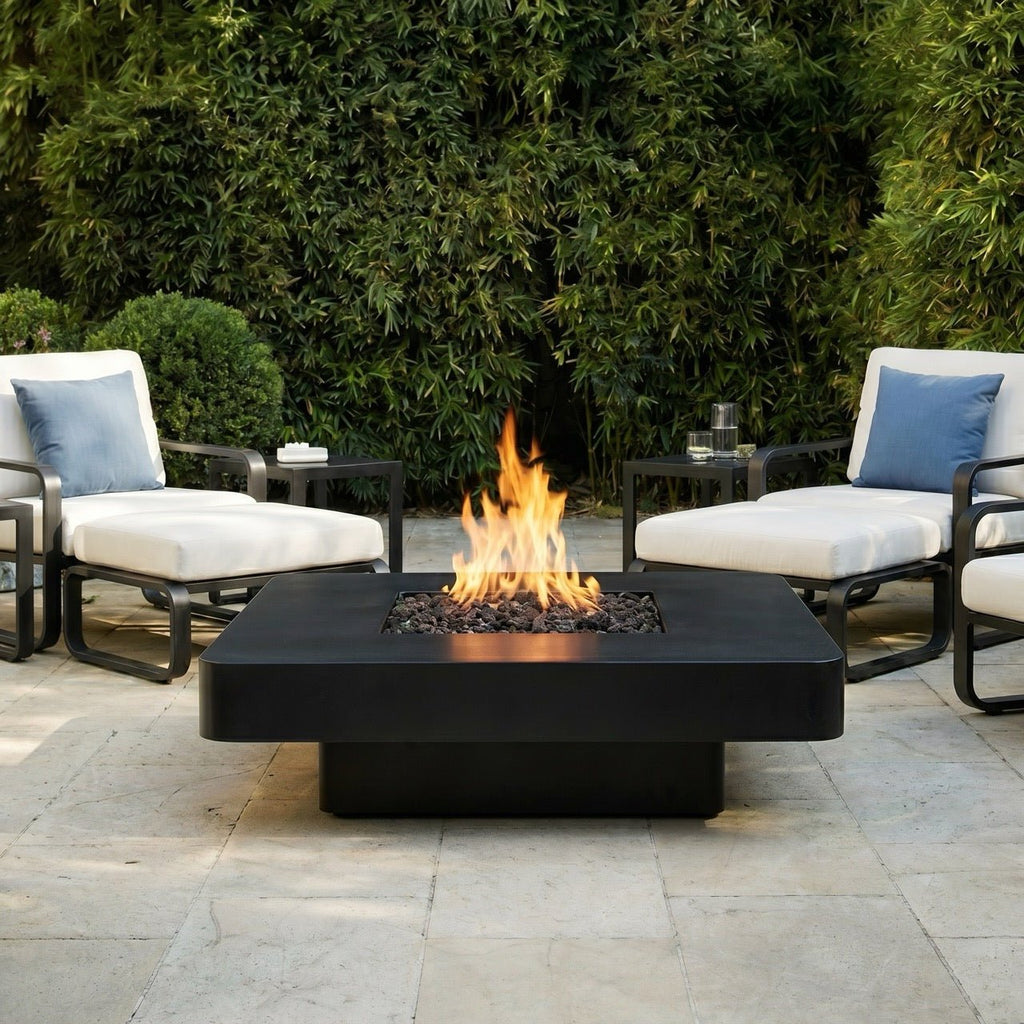 Modofire Rounded Quad Bold Fire Coffee Table | Architectural Series