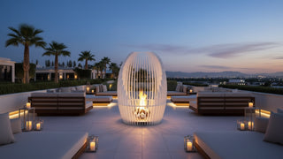 nest Fire Pit Sculpture - Modofire