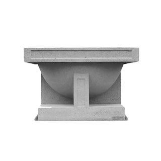 Oak Park Studio Vase Planter / Water - Square Bowl - Officially Licensed Frank Lloyd Wright - Dry Cast Sandstone - modofire🔥