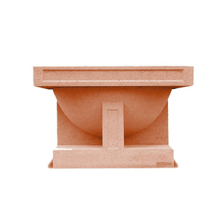 Oak Park Studio Vase Planter / Water - Square Bowl - Officially Licensed Frank Lloyd Wright - Dry Cast Sandstone - modofire🔥