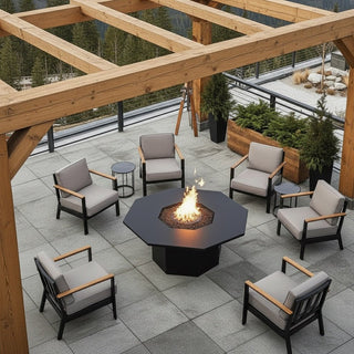 Octo Fire Pit Dining Table - Modofire