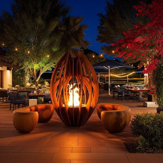 Ovolis Fire Sculpture - Modofire