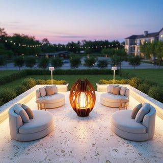 Ovolis Fire Sculpture - Modofire