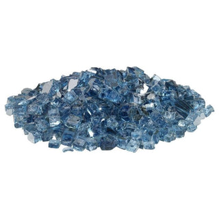 Pacific Blue Reflective Fire Glass - 1/2" - 10 lbs. - modofire🔥