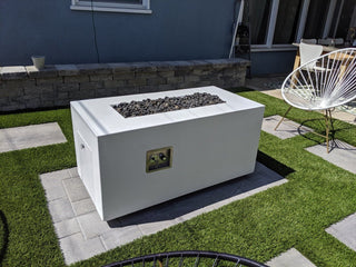 Pismo Rectangle Fire Pit - Concrete (GFRC) - Modofire