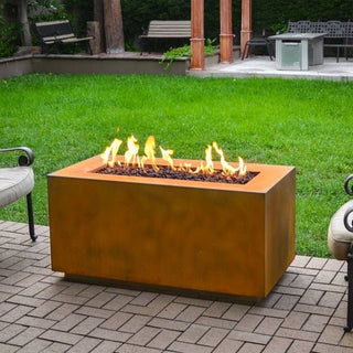 Pismo Rectangle Fire Pit - Corten Steel - Modofire