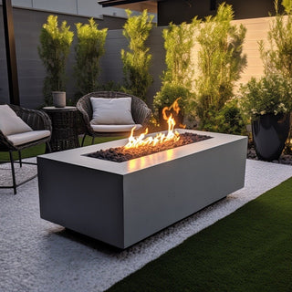 Pismo Rectangle Fire Pit - Powder Coated Steel - Modofire