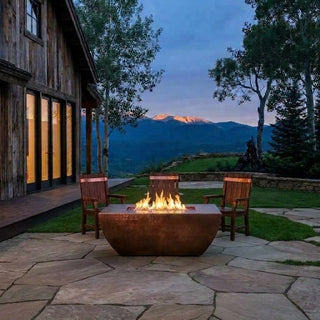 Prism Curve Rectangle Fire Pit - Modofire