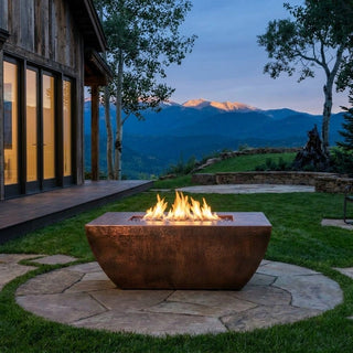 Prism Curve Rectangle Fire Pit - Modofire
